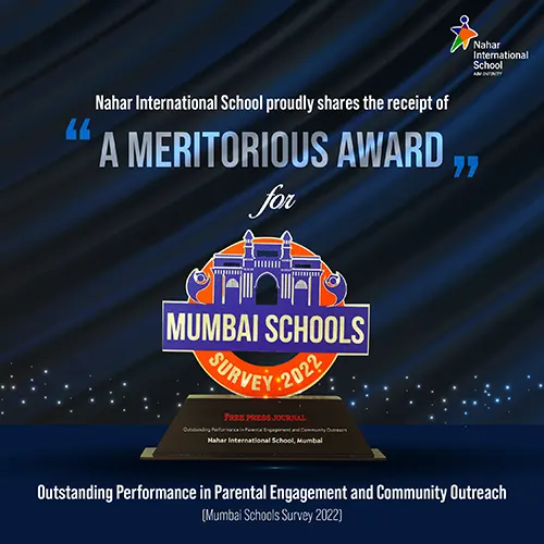 nahar internatonal school proudly share meritorious award