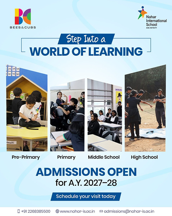 Nahar International School Andheri - Admission Open 2027-28